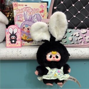 Baby Three Ink Black Mini Tiny Rabbit Open Box/Bag 360 Boba Eyes